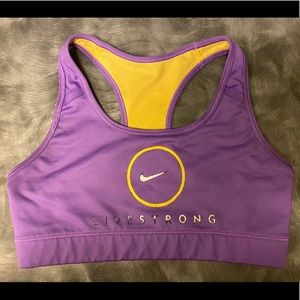 Nike Livestrong Sports Bra Size S